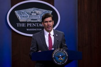 Defense Secretary Opposes Use of Active-Duty Troops to Police US Cities