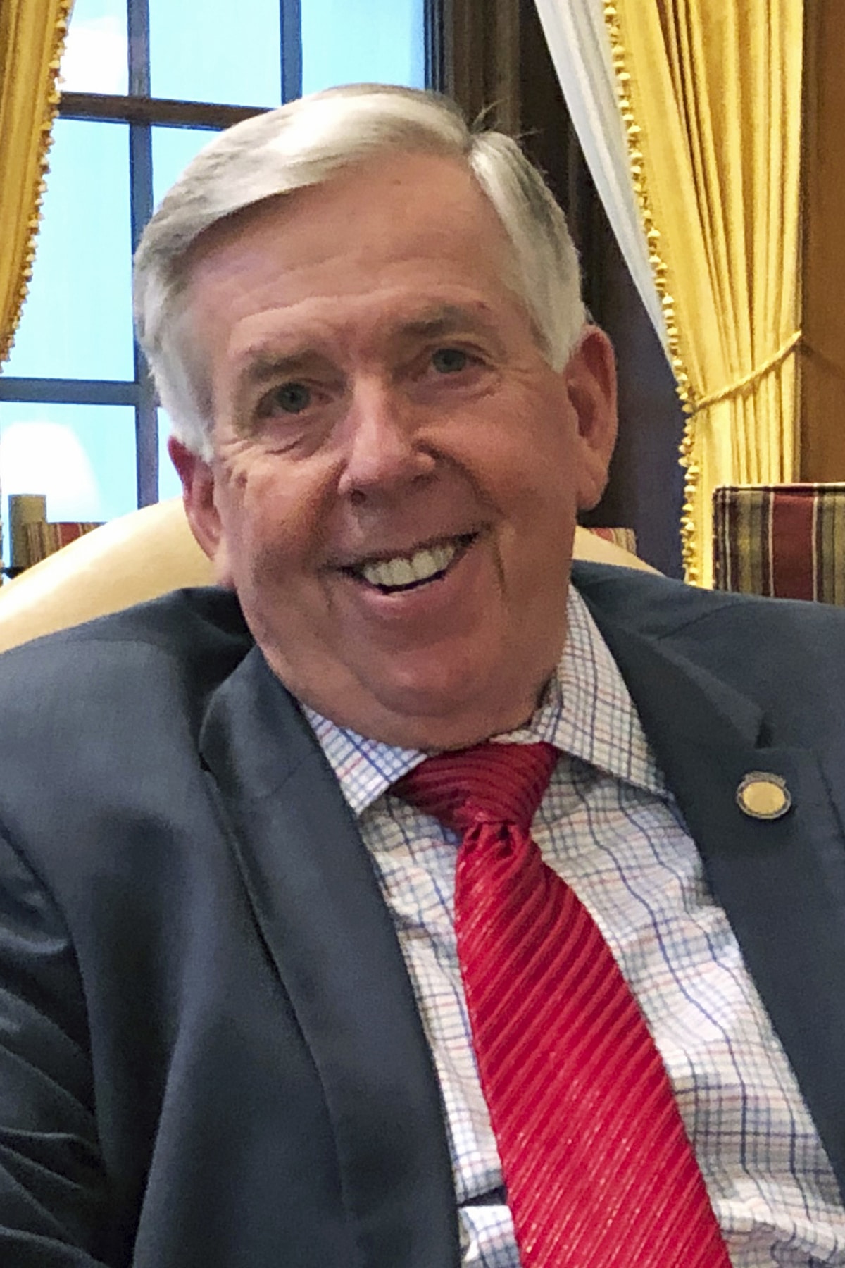 Governor Mike Parson on X: As the 57th Governor, I'm excited to host the Super  Bowl 57 Lombardi Trophy that our Kansas City @Chiefs brought home to  Missouri here at the Capitol.