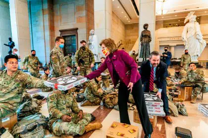 We The Pizza, Others Providing Comfort Food to National Guard Protecting Capitol