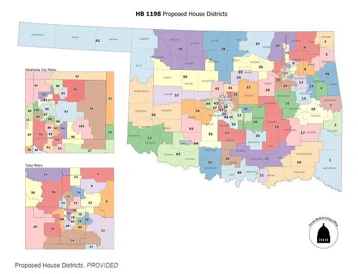 Oklahoma House Unveils Legislative Redistricting Plan