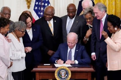 Joe Biden Signs Bill Making Juneteenth A Federal Holiday