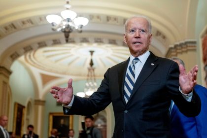 Biden Visits Capitol Hill to Firm Up Support for Budget Deal