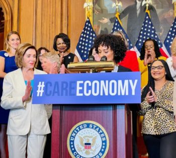 Pelosi Casts Spotlight on Efforts of Women’s Caucus to Help Working Families