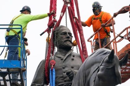 Statue of Gen. Robert E. Lee Removed in Virginia Capital