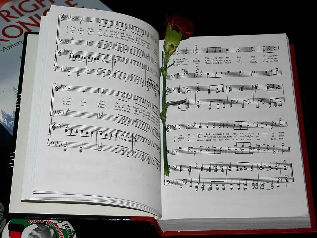 <strong></img>Hymn Would Join Anthem as National Song Under Bill in Congress</strong>