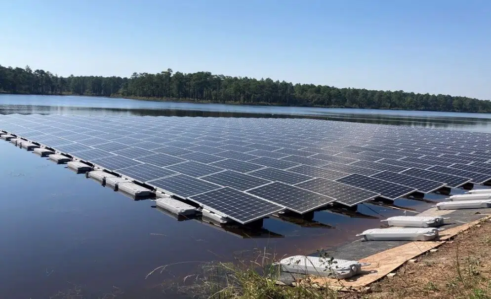 Army Deploys Largest Floating Solar Array in Southeast at Fort Bragg