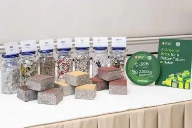 Hong Kong Startup Making Ecobricks Out Of ‘Impossible to Recycle’ Plastic