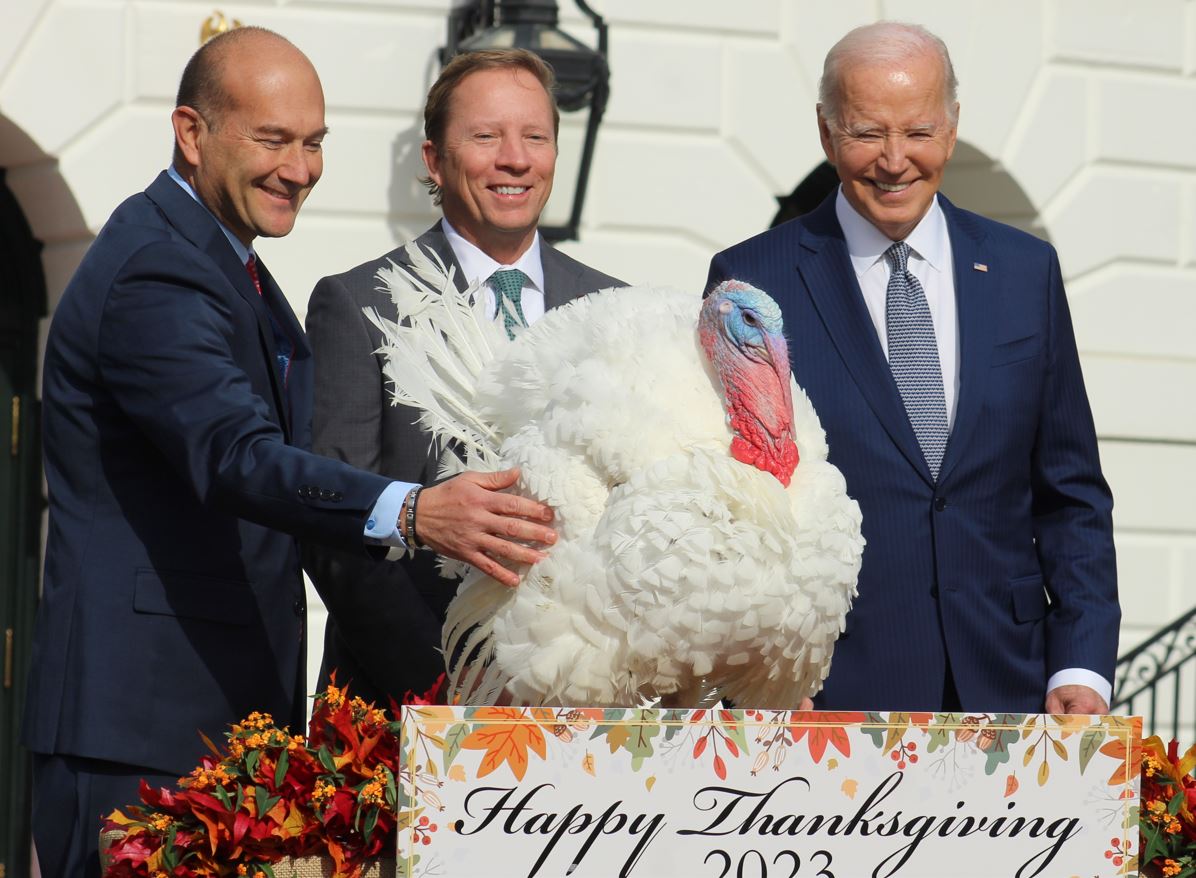 President Biden Pardons National Thanksgiving Turkeys | The Well News ...